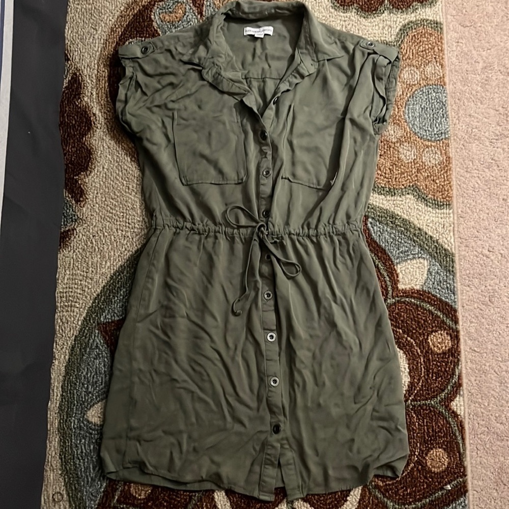 T shirt button up dress
